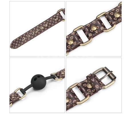 Rebellion Reign Mordaza de Bola de Silicona Transpirable