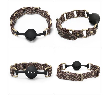 Rebellion Reign Mordaza de Bola de Silicona Transpirable