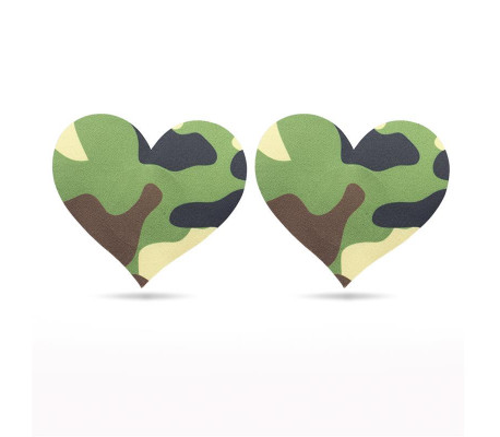 Pack Pezoneras Estrella y Corazón Camuflaje