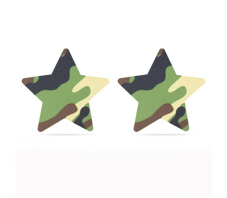 Pack Pezoneras Estrella y Corazón Camuflaje
