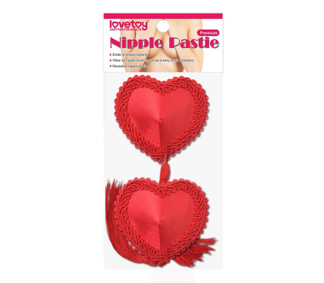 Pezoneras Reutilizables Corazón Rojo