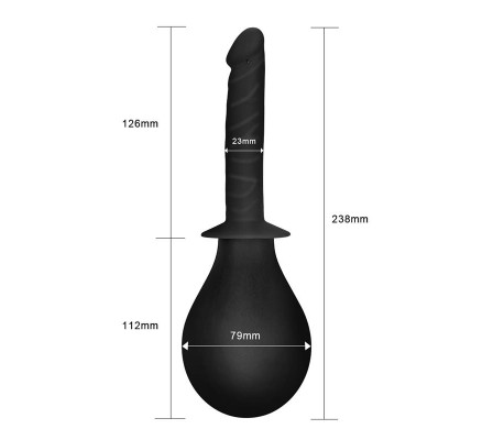 Ducha Anal Deluxe Douche Negro