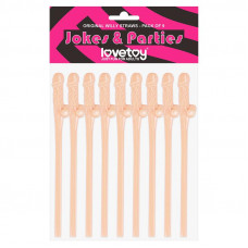 Pajita de Pene Pack de 9