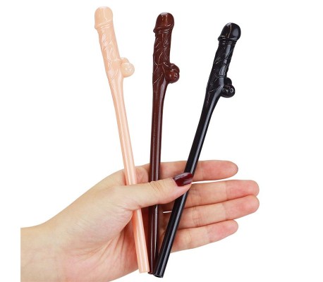 Pajitas de Pene Pack de 9