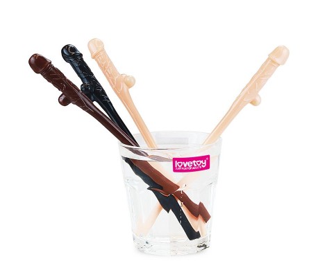 Pajitas de Pene Pack de 9