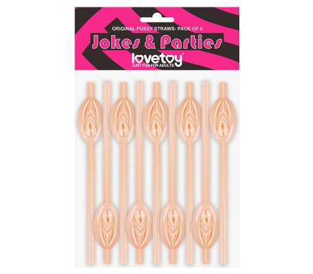 Pajitas de Vagina Pack de 9