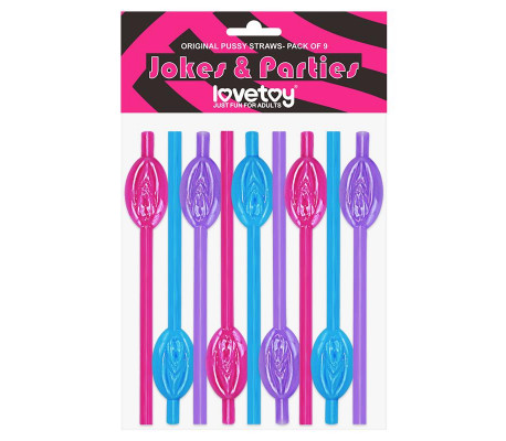 Pajita de Vagina Pack de 9