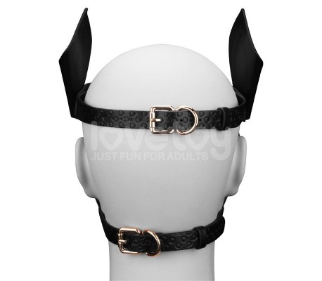 Máscara Cachorro Rebellion Reign Howl Blanco