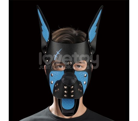 Máscara Cachorro Rebellion Reign Scarred Alpha Pup Azul