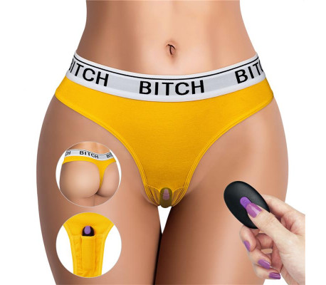 Braguita Abierta con Bala Vibradora y Control Remoto Talla M