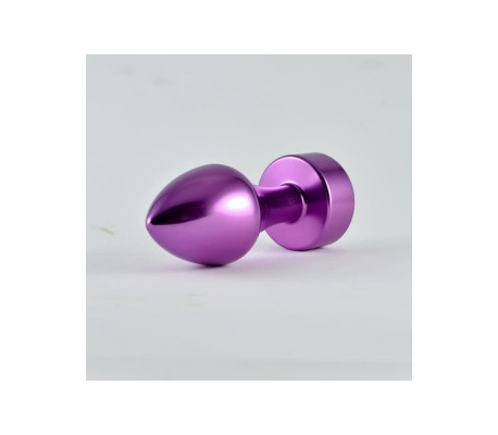 Plug Anal Púrpura Rosebud con Joya