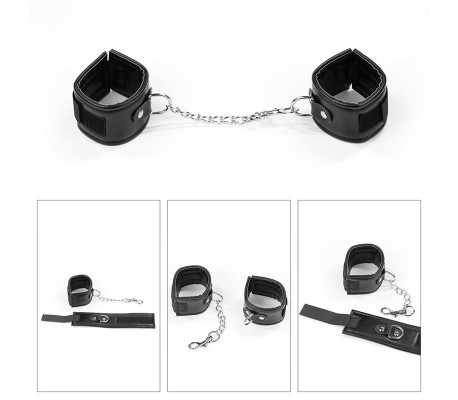 Kit Bondage Deluxe con Vibrador Negro