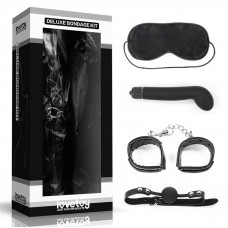 Kit Bondage Deluxe con Vibrador Negro