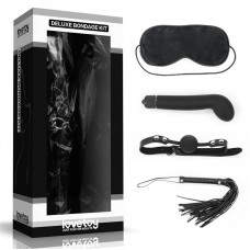 Kit Bondage Deluxe con Vibrador Negro