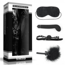 Kit Bondage Deluxe con Vibrador Negro