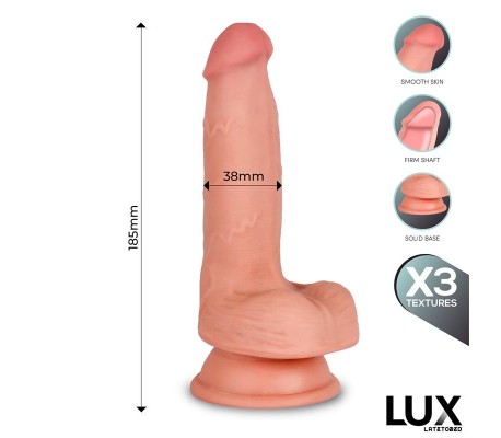 Hans Dildo Triple Densidad con Testículos 7.2