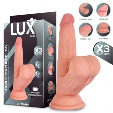 Lars Dildo Triple Densidad con Testículos Oscilantes 7.6