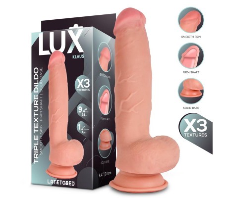 Klaus Dildo Triple Densidad con Testículos 9.4