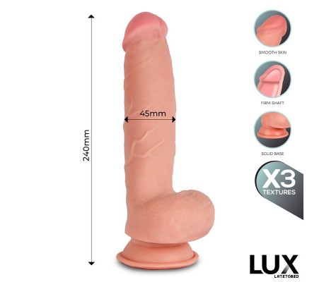 Klaus Dildo Triple Densidad con Testículos 9.4