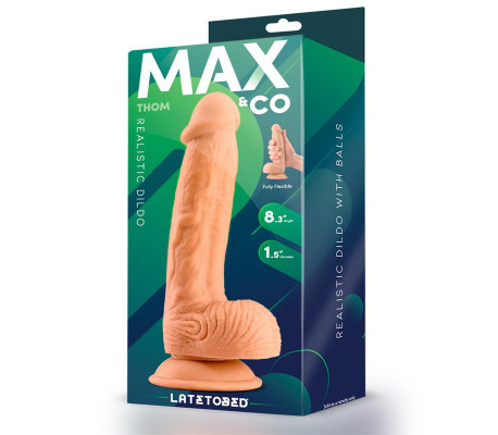Thom Dildo Realista con Testículos Natural 8.3