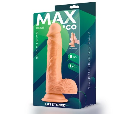 Dean Dildo Realista con Testículos 8.5 Natural