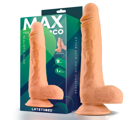 Tod Dildo Realista con Testículos 9 Natural