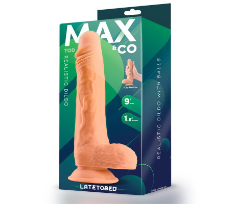 Tod Dildo Realista con Testículos 9 Natural