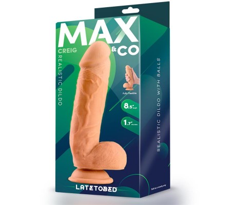 Creig Dildo Realista con Testículos 8.5 Natural