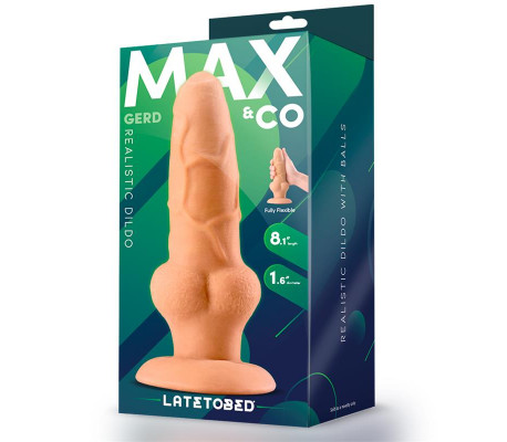 Gerd Dildo Realista con Testículos 8.1 Natural