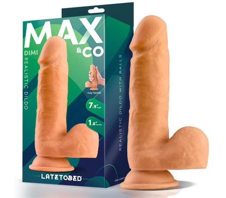 Dimi Dildo Realista con Testículos 7.9 Natural
