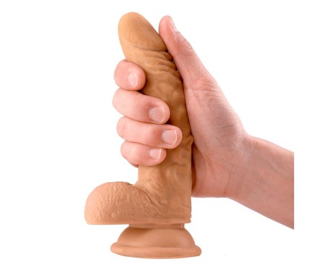 Sam Dildo Realista con Testículos 7.1 Natural