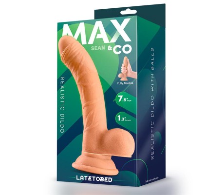 Sean Dildo Realista con Testículos 7.5 Natural