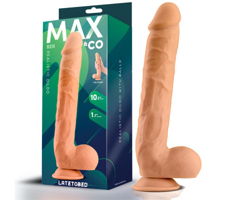 Ben Dildo Realista con Testículos 10.2 Natural