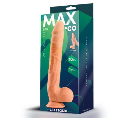 Ben Dildo Realista con Testículos 10.2 Natural