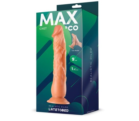 Chet Dildo Realista Natural 9 - 23 cm