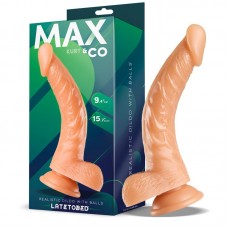 Kurt Dildo Realista con Testículos Natural 9,4 - 24 cm