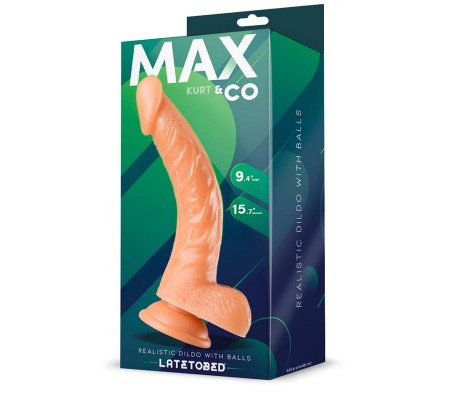 Kurt Dildo Realista con Testículos Natural 9,4 - 24 cm