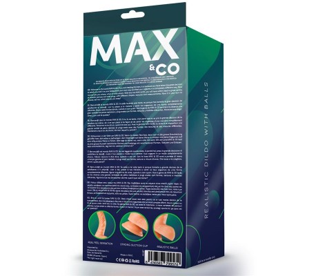 Kurt Dildo Realista con Testículos Natural 9,4 - 24 cm
