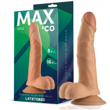 Saul Dildo Realista con Testículos Natural 8,25 - 21 cm