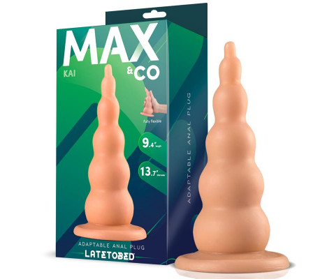 Kai Plug Anal Adaptable Natural 9,4 - 18,4 cm