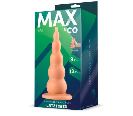 Kai Plug Anal Adaptable Natural 9,4 - 18,4 cm