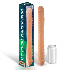 Trent Dildo Doble Realista Natural 17,3 - 44 cm