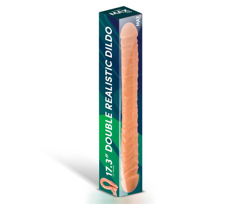 Trent Dildo Doble Realista Natural 17,3 - 44 cm