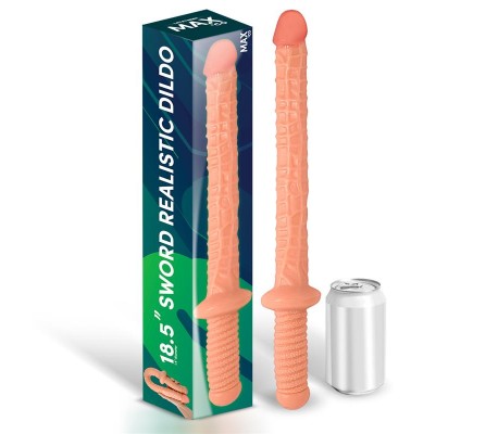 Blade Dildo Realista Forma de Espada 18.5 Sword Natural