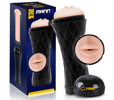 Mann1 Masturbador Masculino Realista Forma Boca