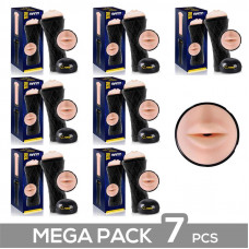 Pack 7 Mann1 Masturbador Realista Boca