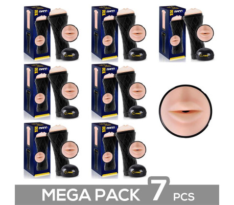Pack 7 Mann1 Masturbador Realista Boca