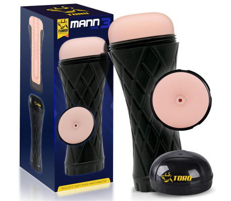 Mann3 Masturbador Masculino Realista Forma de Ano