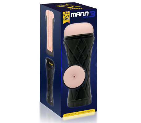 Mann3 Masturbador Masculino Realista Forma de Ano