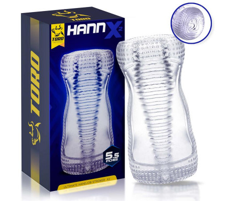 Hannx2 Masturbador Manual Ultimate Open Concept 5.5